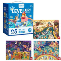 Головоломка Mideer MD3144 Seria de puzzle-uri Universul poveștilor, 3 în 1, nivelul 5