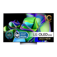 55" OLED SMART TV LG OLED55C36LC, Perfect Black, 3840 x 2160, webOS, Black