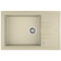 Chiuvetă bucătărie Teka Stone 60 S TG 1B 1D tegranit TOPASBEIGE