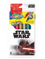 Set de markere metalice 6 culori- Colorino Disney Star Wars