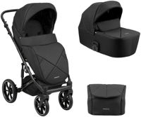 Carucior 2 in 1 KikkaBoo Amani Black