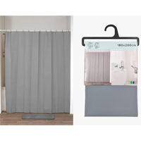 Занавеска для ванной Tendance 55824 Perdea pentru dus 180x200cm, gri, EVA