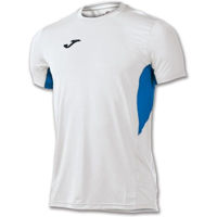 Одежда для спорта Joma T-Shirt Record White-Royal (2XS) 100283.207