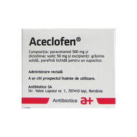 Aceclofen 500mg/50mg sup. N6x1