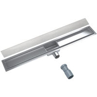 Trap de duș Uniplast 21524 600 x 70 mm D. 50 x 90° SMOOTH (Otel Inox, neted) FLH40-A2 С15