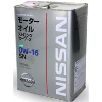 Масло Nissan 0W-16 SN Strong Save X 4L