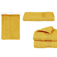 Accesoriu pentru baie Promstore 57025 Prosop 70x130cm Atmosphera Oeko-Tex, bumbac, ohra