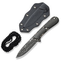 Нож походный Civivi C23010-DS1 Mini Elementum, mâner Micarta, teacă Kydex
