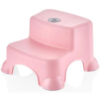 Înălțător pentru bebeluși BabyJem 516 Inaltator cu doua trepte Step Stool Roz