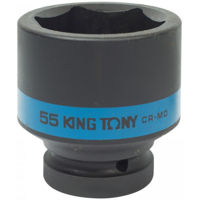 Набор головок, бит, насадок King Tony 853555M головка торцевая ударная 1" 55мм