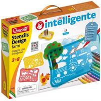 Набор для творчества Quercetti 2645 Tрафареты Design Farm