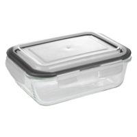 Контейнер для хранения пищи Axentia 137262 Vas din sticla 1.45L cu capac din silicon