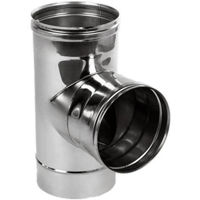 Дымоход miscellaneous Тройник нержавеющая сталь оцинкованный CF 87* D200/260 (304/Z) VU