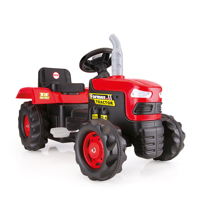 Tractor cu pedale DOLU (roșu)
