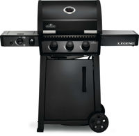 Мангал Napoleon Gratar pe gaz Legend 365 negru cu arzator lateral infraroșu (LD365DSIBPK-CZ)