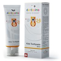 cumpără Dentissimo Kids Pasta de dinti Caramel aroma 50ml (2-6 ani) în Chișinău