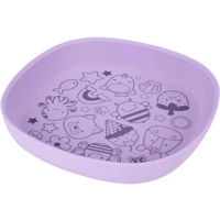 Посуда для кормления Skip Hop 9S256210 Farfurie din silicon Skip Hop Squad Purple