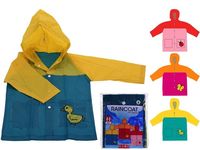 Pelerina de ploaie pentru fete 3-7 ani cu elastic, 3 culori