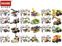 Конструктор HSANHE mini car 9.5X7X4.4cm, 12 видов (N6020)