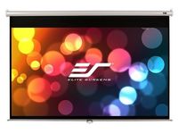 Manual 153x153cm EliteScreens M85XWS1 1:1, 85", MaxWhite Finish/Rear Black, Pull-Down Design