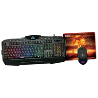 QUMO Wartime Keyboard & Mouse & Mouse Pad