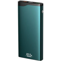 Аккумулятор внешний USB (Powerbank) Remax RPP-201 Green, 10000mAh