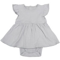 Детская одежда Minikin 25032068 Naturelle Боди юбка р-р68, серый светлый, девочка