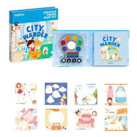 Набор для творчества Mideer CT1506 Set de pictură cu degete Plimbare prin oraș