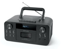 MUSE  M-182 DB, Cassette Recorder, Tuner FM, Bluetooth, CD, LCD, Black