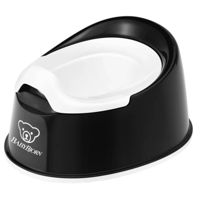Oală BabyBjorn 051256A Olita Smart Potty Deep Black/White