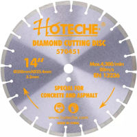 Набор головок, бит, насадок Hoteche 570451 Диск алмазный 350*25,4*3,2мм