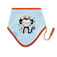 Bavețică BabyJem 417 Baveta cu suport pentru suzeta Maimutica