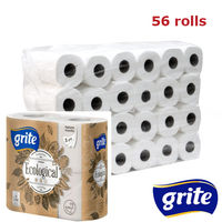 GRITE - Туалетная бумага Ecological 3 слоя 4 рулона 14,85м 14/14