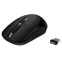 Wireless Mouse SVEN RX-380W, Optical, 800-1600 dpi, 6 buttons, Ambidextrous, 1xAA, Black