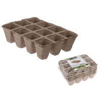 Цветочный горшок ProGarden 50567 Набор поддонов 6 шт для рассады на 12 ячеек, 16x12x5cm