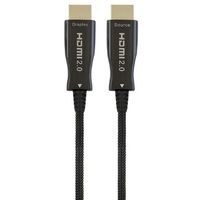 Cable HDMI to HDMI Active Optical 20.0m Cablexpert, 4K UHD, Ethernet, Blister, CCBP-HDMI-AOC-20M