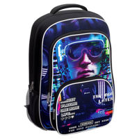Rucsac pentru oraș Erich Krause 59877 ErgoLine cu 2 comp. 20L, Cyber Game