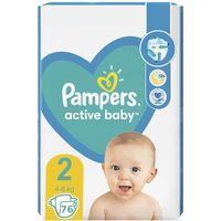 Scutece Pampers Active Baby 2 (4-8 kg) 76 buc