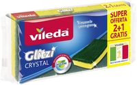 Губка для посуды glitzi crystal Vileda, 3 шт.