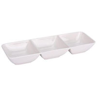 Посуда прочая Excellent Houseware 47383 Емкость для аперитива тройная 30x8cm, фарфор