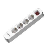 Filtru electric Muhler 1006183 Portable multiple socket outlets with 4-way+2-way USB ports type A+Ch 4-way+2-way USB ports type A+C