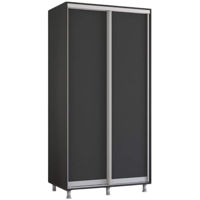 Dulap Mobildor-Lux Aron cu uși glisante (100x60x200H cm) Anthracite