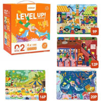 Головоломка Mideer CT7020 Seria de puzzle-uri Scene din viață, 4 în 1, nivelul 2