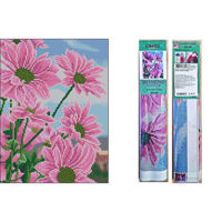 Картина по номерам Strateg 57287 Mozaic cu diamante 30x40cm Crizanteme