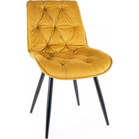 Стул Signal Cherry II velvet curry bluvel 68/ met. czar
