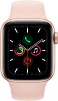Смарт-часы Apple Watch Series 5 40mm Gold Aluminium Case With Pink Sand Sport Band (MWV72)