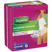 Lenjerie absorbantă pentru femei Depend M/L, 10 buc.