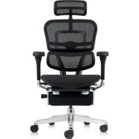 Офисное кресло ART Ergohuman Elite 2 Black + Legrest T-168-B1 EHE2-AB-HAM-5D-L Офисное кресло ART Ergohuman Elite 2 Black + Legrest T-168-B1 EHE2-AB-HAM-5D-L