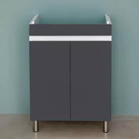 Dulap pentru lavoar Bayro Trend Duo Como/Moduo 600 антрацит мат