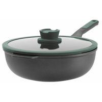 Tigaie Berghoff 3950379 wok adinca cu capac 28cm Leo Forest